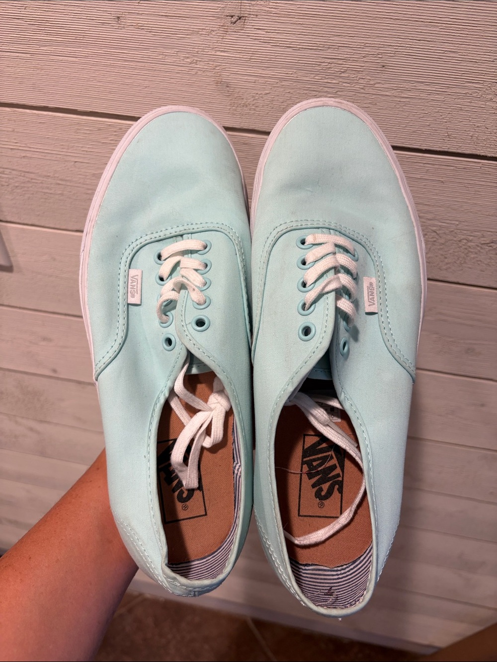 Vans Women's Authentic Sneakers in Mint Green